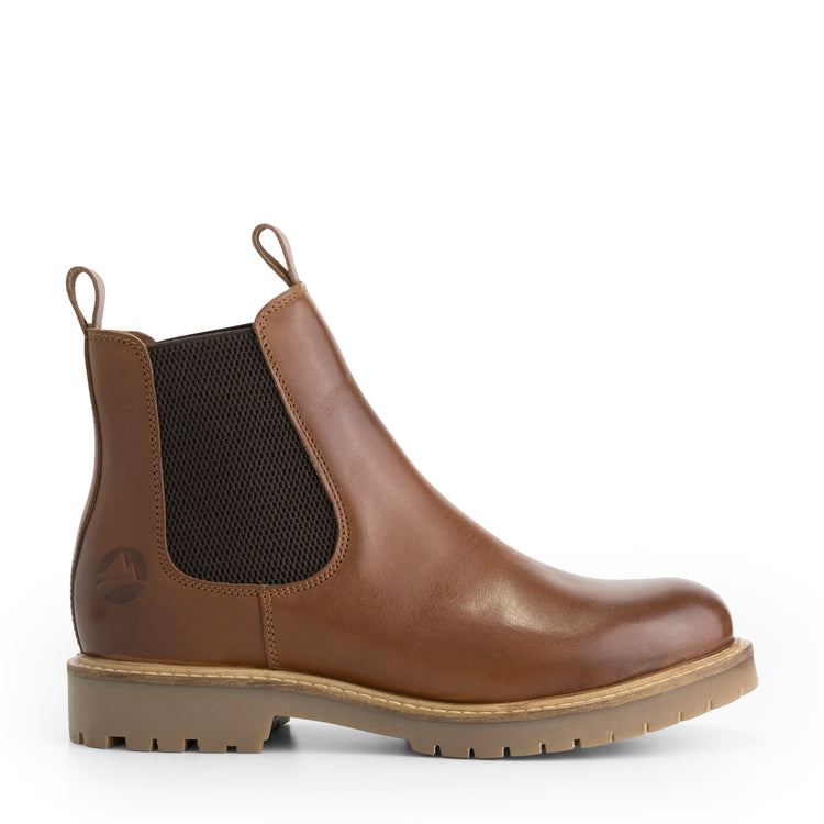 Randers - Leather chelsea boots - Lady - Cognac R