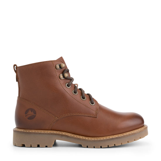 Stalon - Wool-lined lace-up boots - Lady - Cognac R