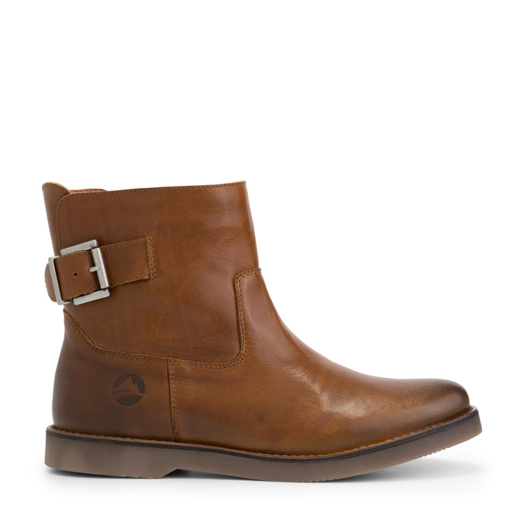 Louargat - Leather boot - Lady - Cognac R