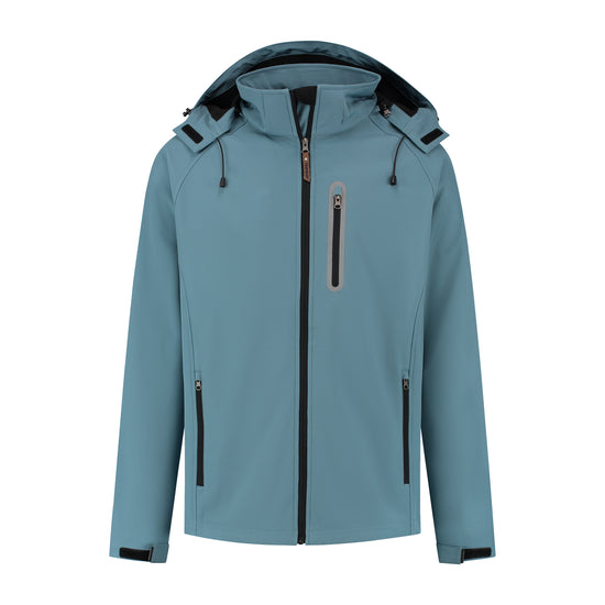 Tage - Softshell jacket - Men - Blue F