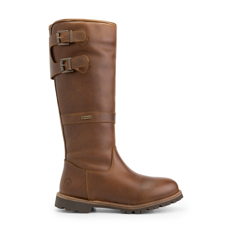 Alaska - Wool-lined high outdoor boots - Lady - Cognac R