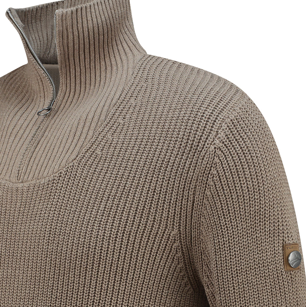 Brecon - Sweater cashmere/cotton blend - Men - Sand DCB