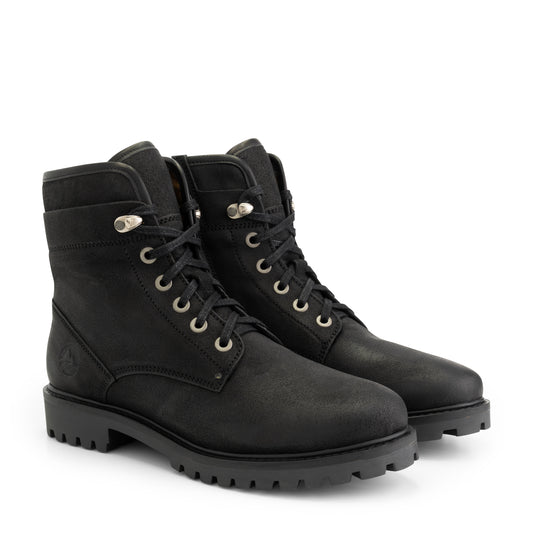 Kolding - Leather lace-up boots - Men - Black FRD