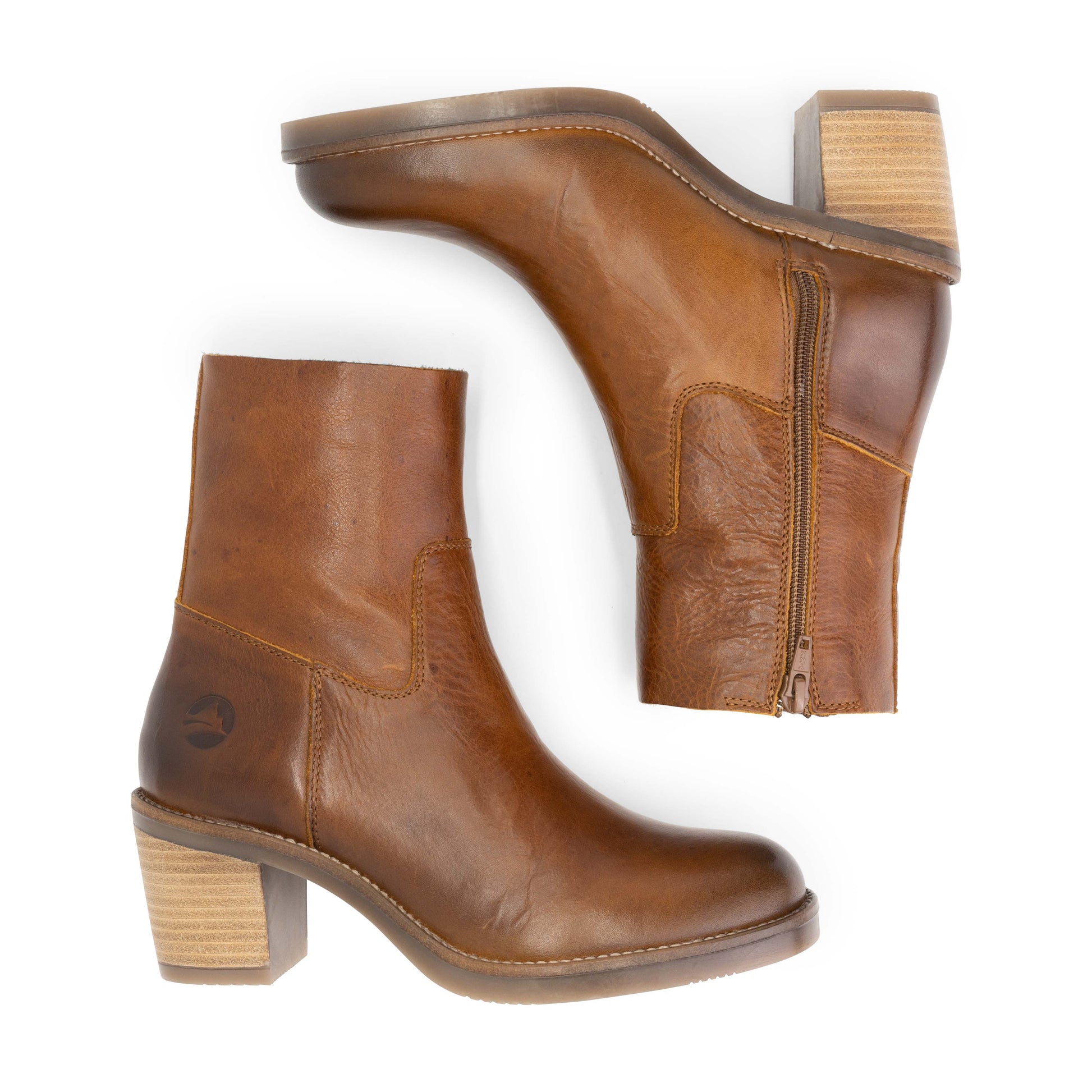 Morlaix - Ankle boots - Ladies - Cognac UPD