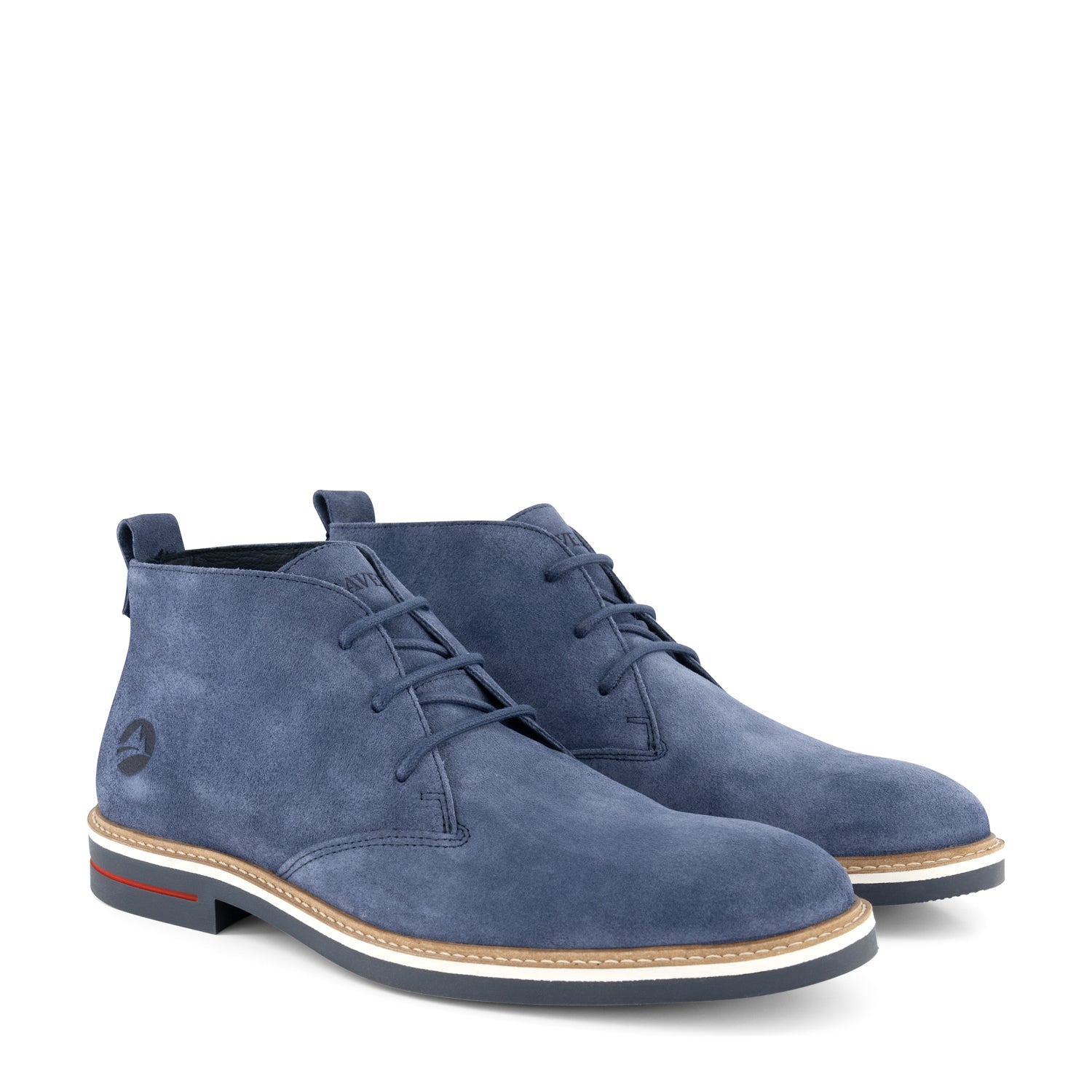 Newburgh - Suede lace-up shoes - Men - Light blue FRD