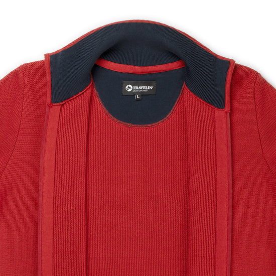 Lund - Cardigan - Men - Red DCI