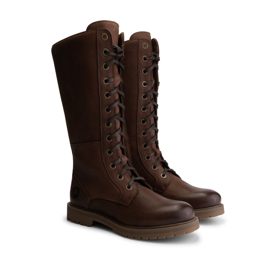 Krossberg - High lace-up boots - Lady - Cognac FRD