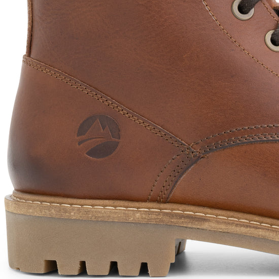 Haugesund - Wool-lined lace-up boots - Men - Cognac DFH