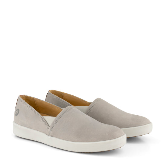 Tours - Leather slip-on shoes - Lady - Grey FRD