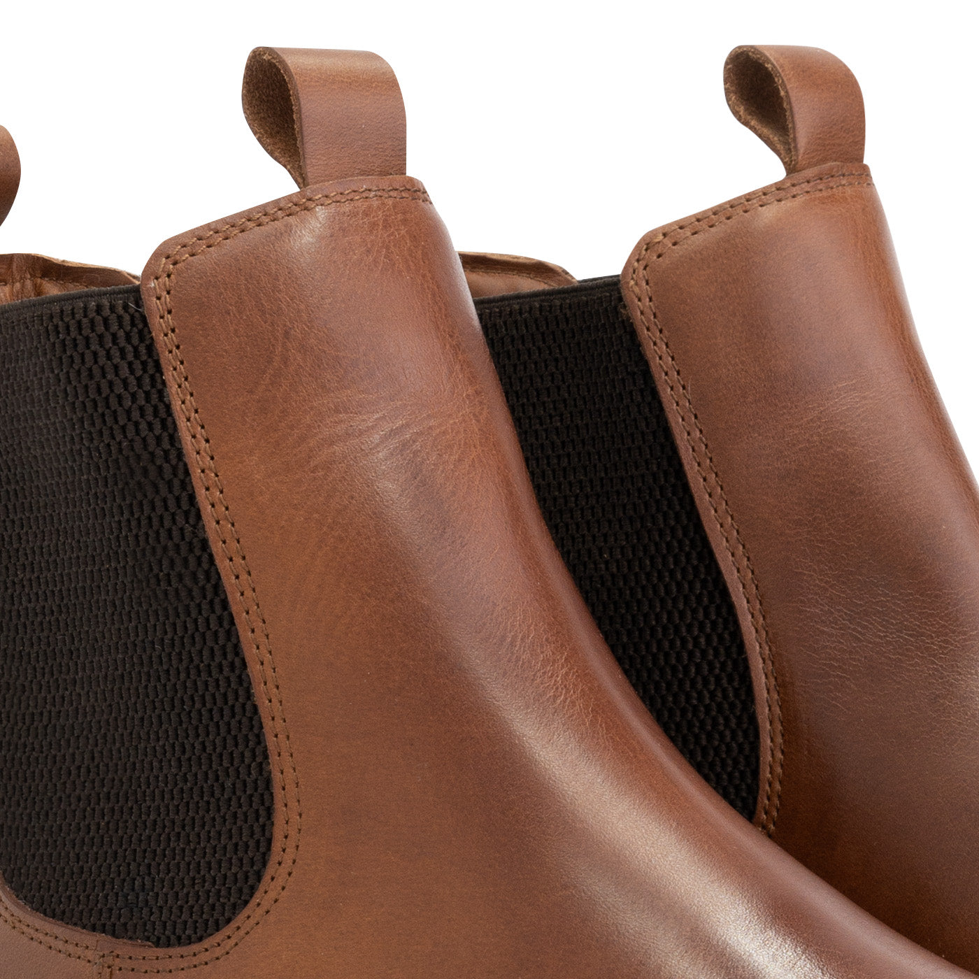 Rosseland - Wool-lined chelsea boots - Men - Cognac DFW