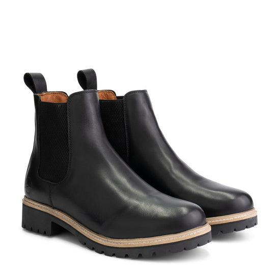 Risnes - Leather chelsea boots - Lady - Black FRD