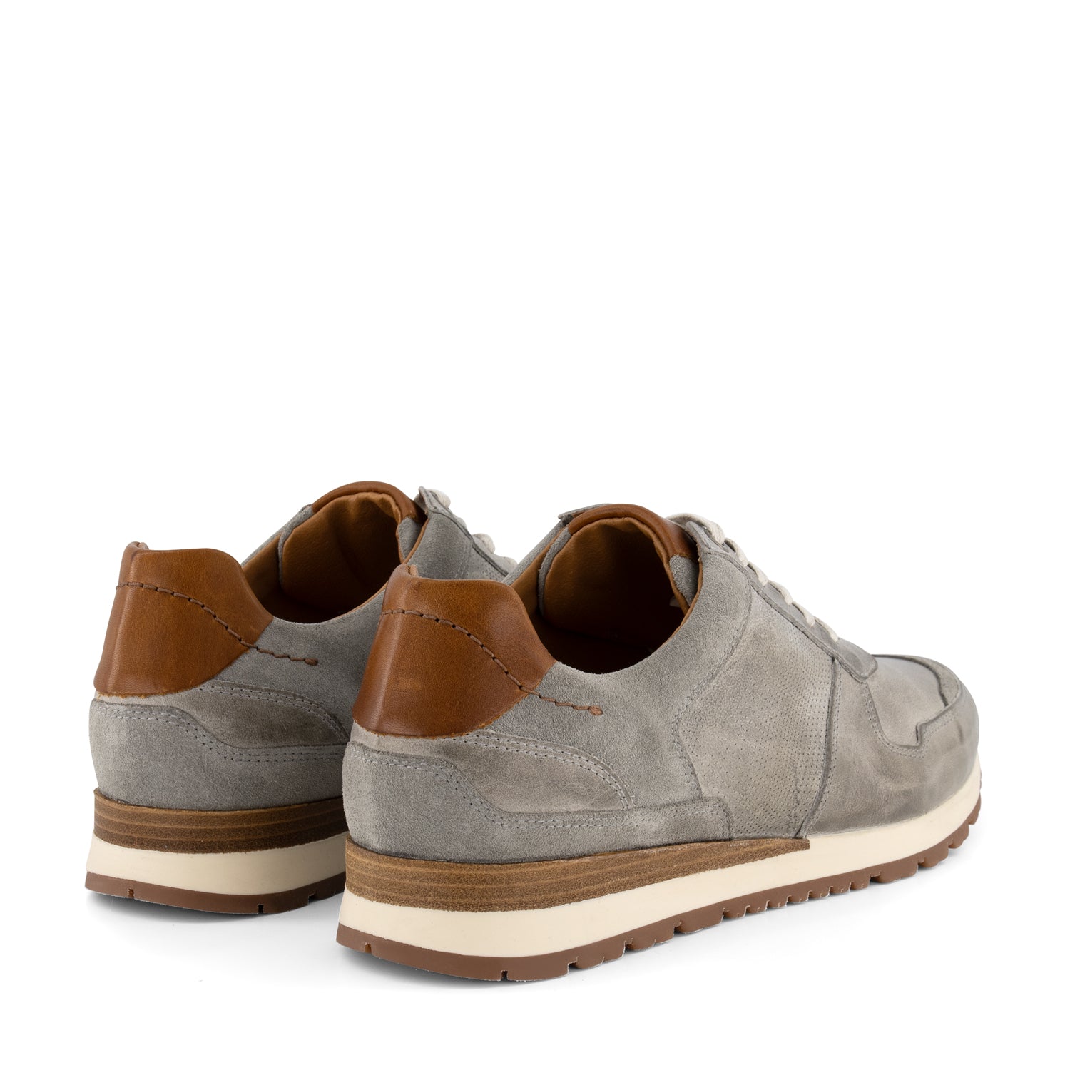 Worcester - Leather sneakers - Men - Grey BD