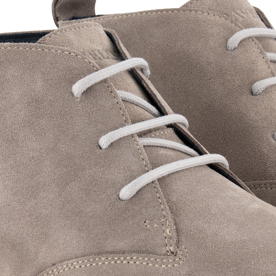 Newburgh - Suede lace-up shoes - Men - Light grey DFW