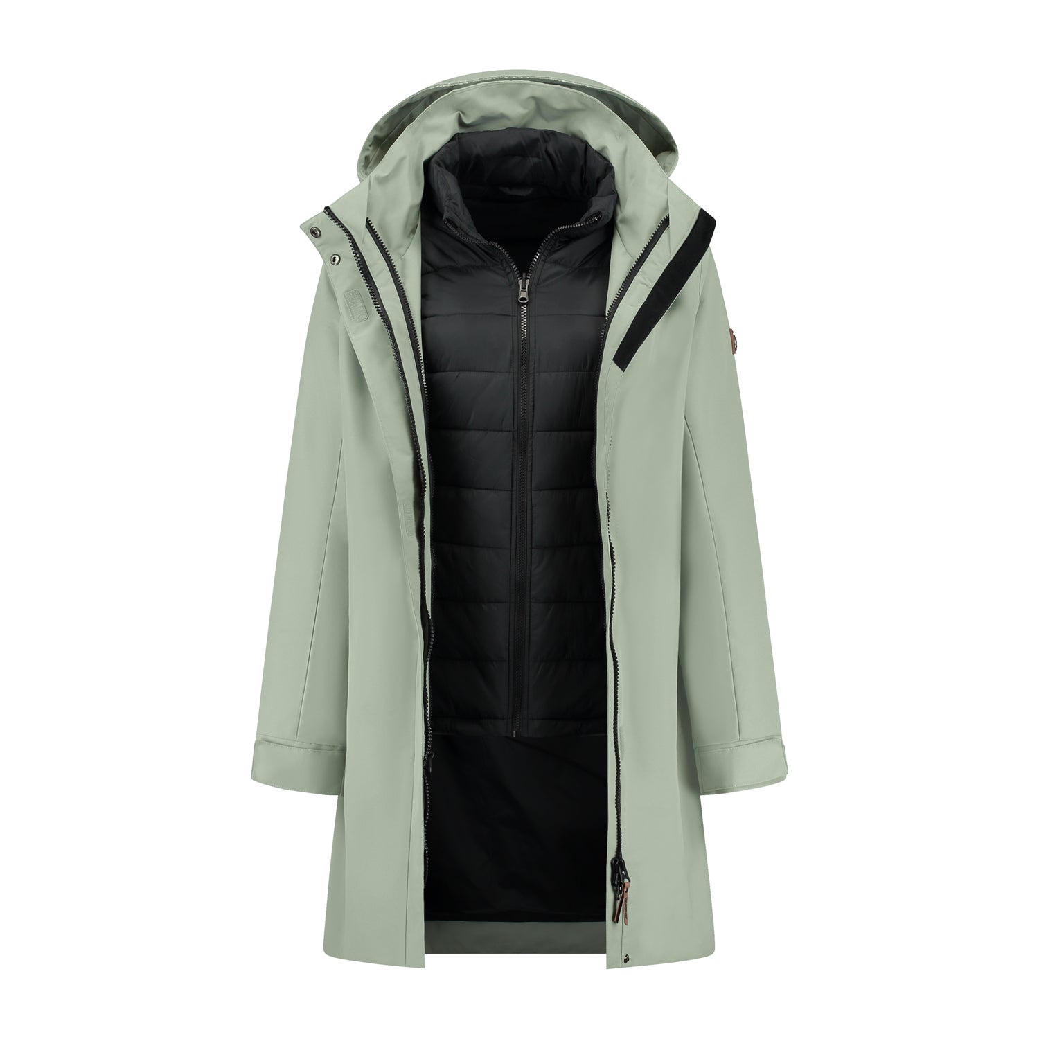 Greta - Waterproof 3-in-1 jacket - Lady - Green CVO