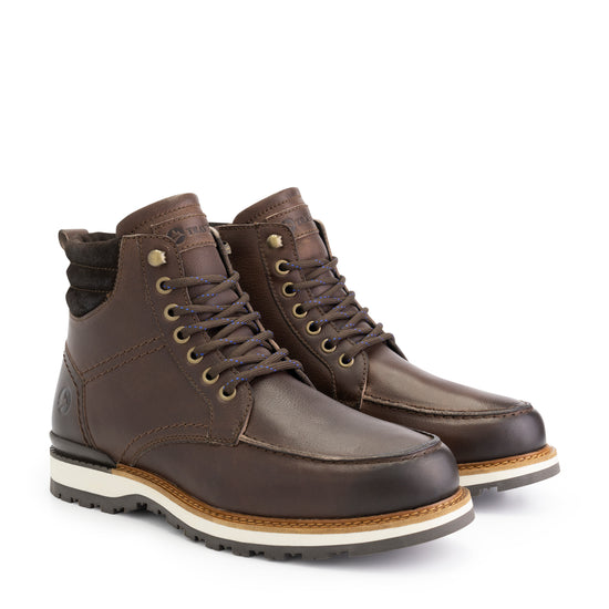 Lindelund - Wool-lined lace-up boots - Men - Brown FRD