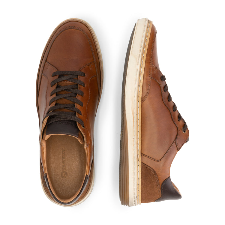 Rugby - Leather sneakers - Men - Cognac UPD