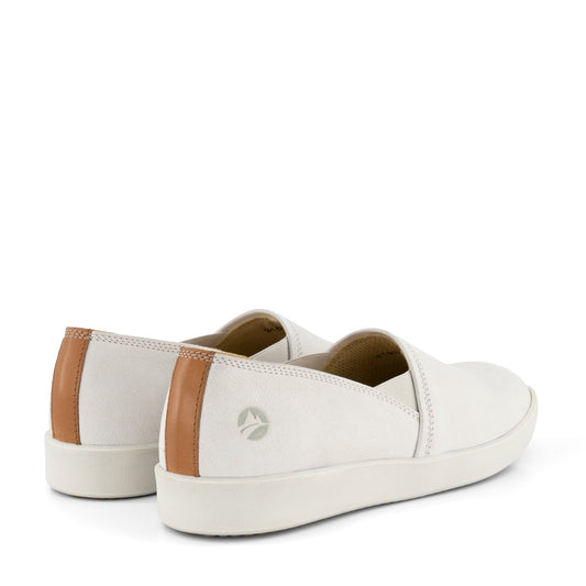 Tours - Leather slip-on shoes - Lady - White BD