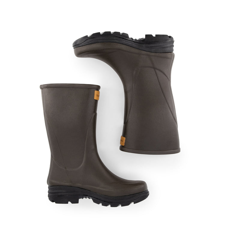 Dunas - Mid-calf rubber boots - Lady - Brown UPD