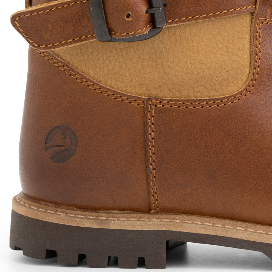 Greenland - Wool-lined high outdoor boots - Lady - Cognac DFH