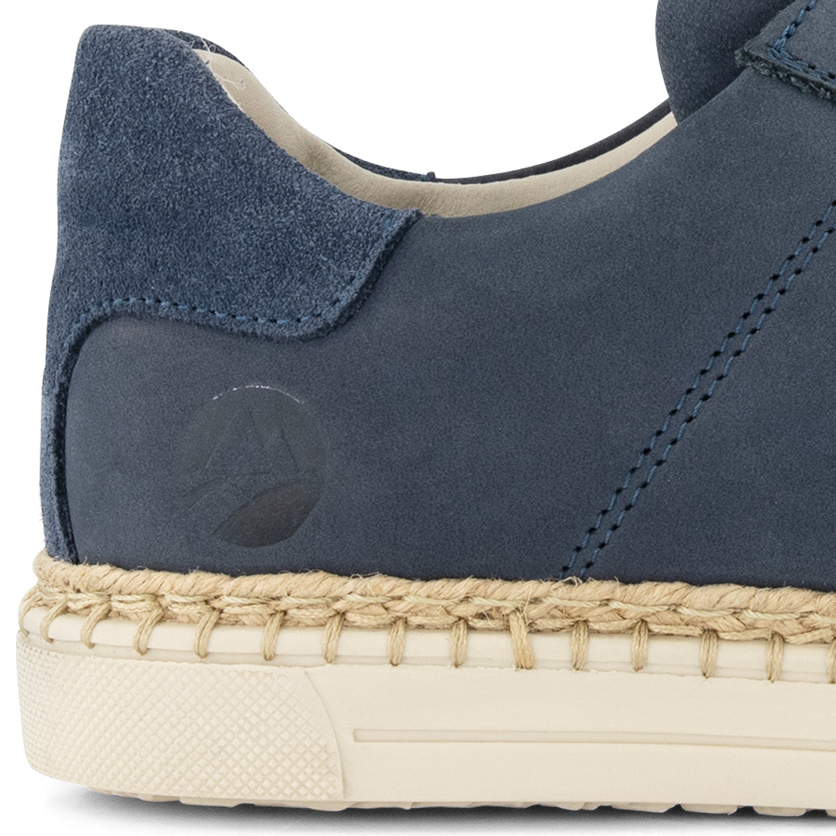 Caen - Leather sneaker - Lady - Blue DFH