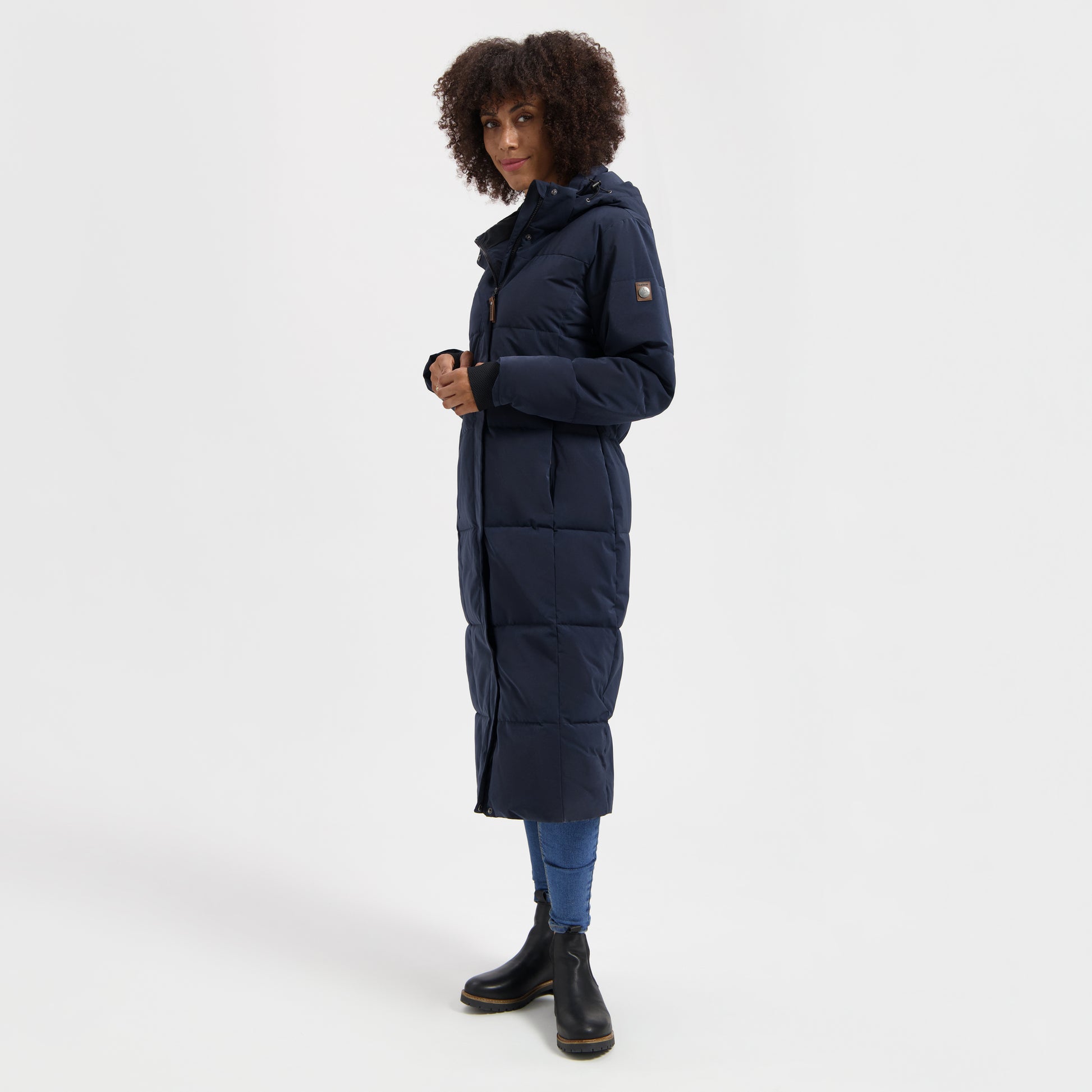 Frida - padded parka - Lady - Navy MV