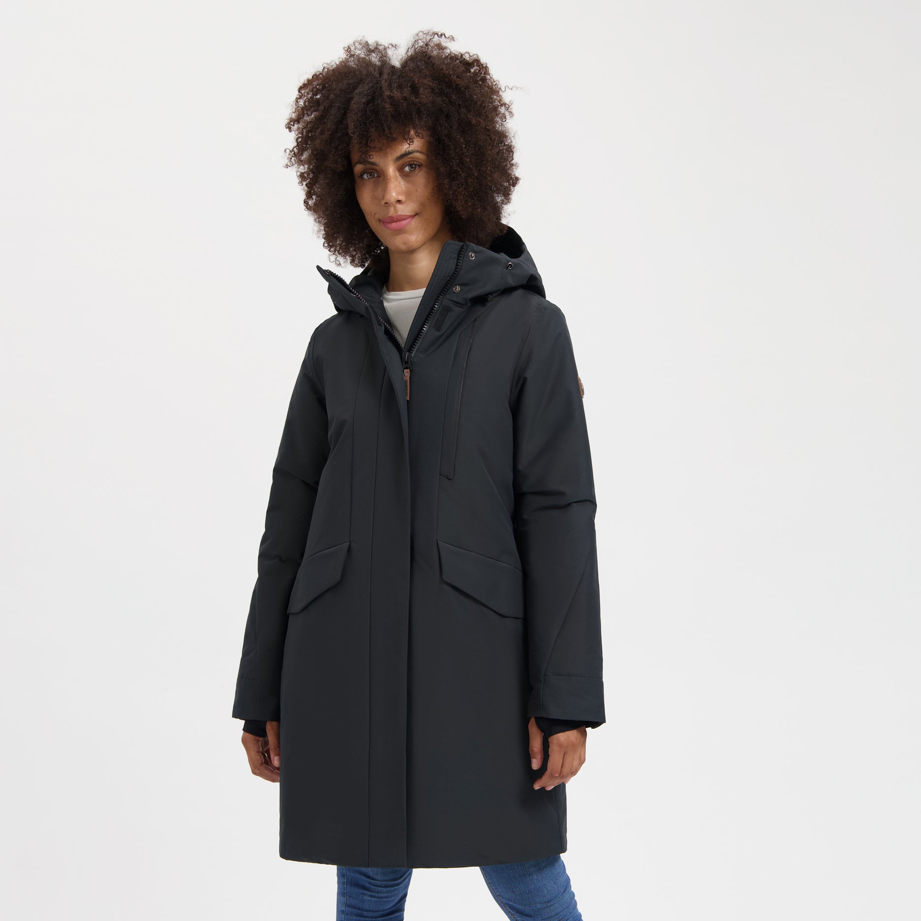 Bodil - Waterproof winter coat - Lady - Black MV