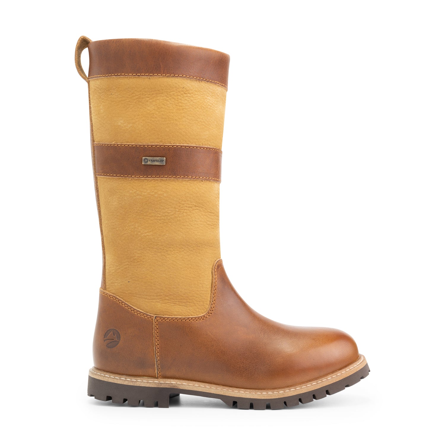 Danmark - Mid-calf wool-lined outdoor boots - Lady - Cognac R