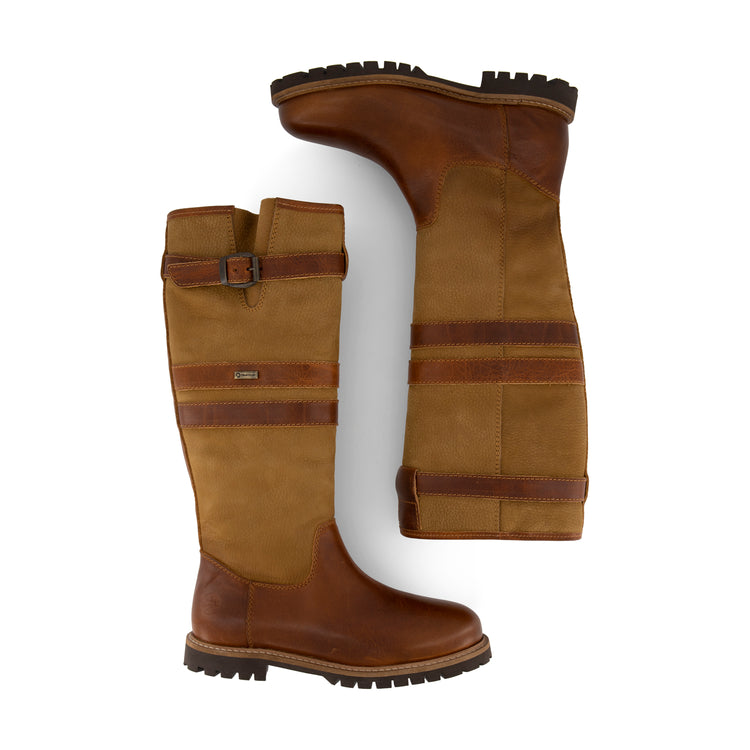 Norway - Wool-lined high outdoor boots - Men - Cognac BD