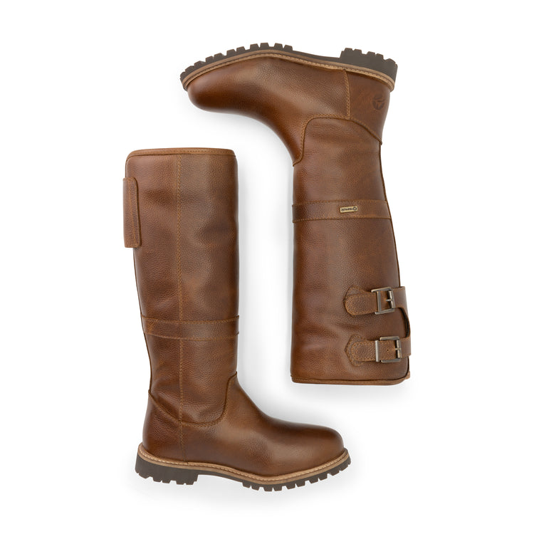 Alaska - Wool-lined high outdoor boots - Lady - Cognac UPD