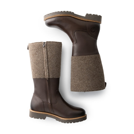 Vikedal - High boots - Lady - Dark brown UPD