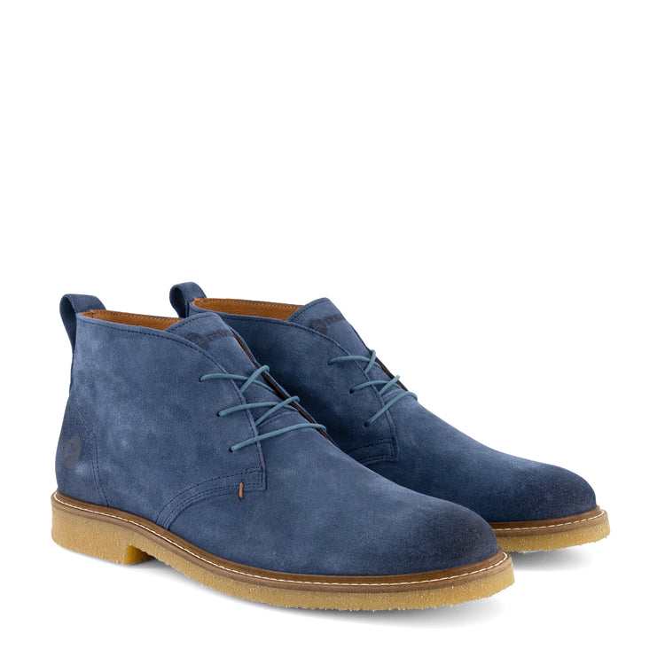 Glasgow - Suede lace-up shoe - Men - Petrol FRD