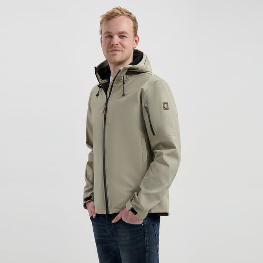 Sverre - Softshell jacket - Men - Sand MV