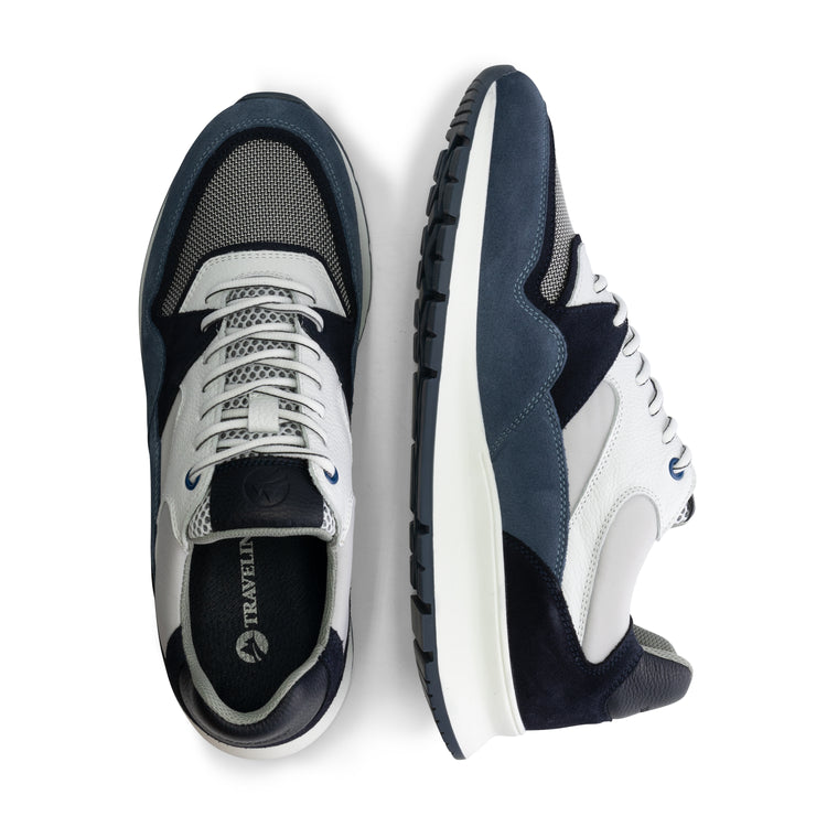 Ledbury - Leather sneaker - Men - Navy UPD