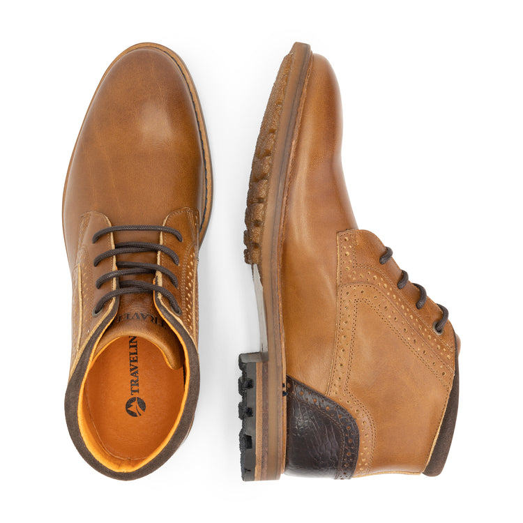 Welbourn - High lace-up shoes - Men - Cognac UPD