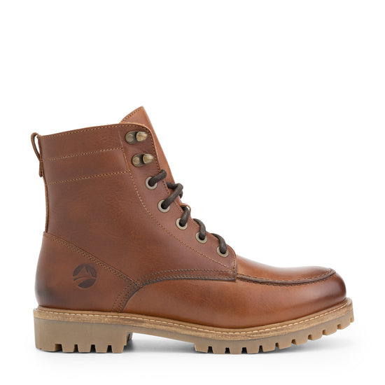 Haugesund - Wool-lined lace-up boots - Men - Cognac R