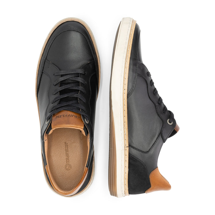 Rugby - Leather sneakers - Men - Black UPD