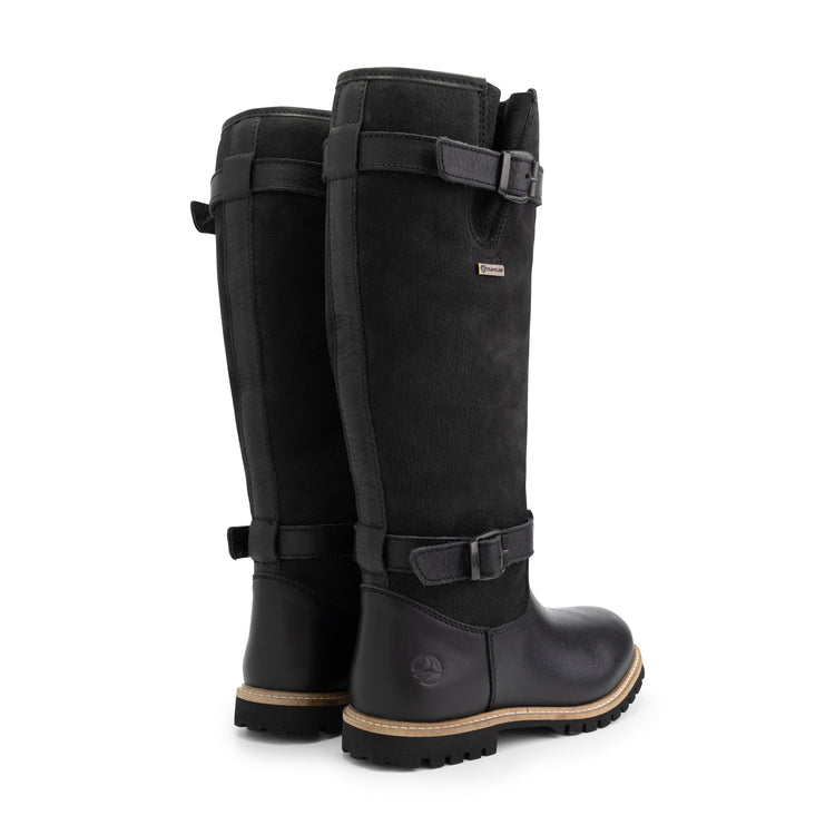 Greenland - Wool-lined high outdoor boots - Lady - Black BD