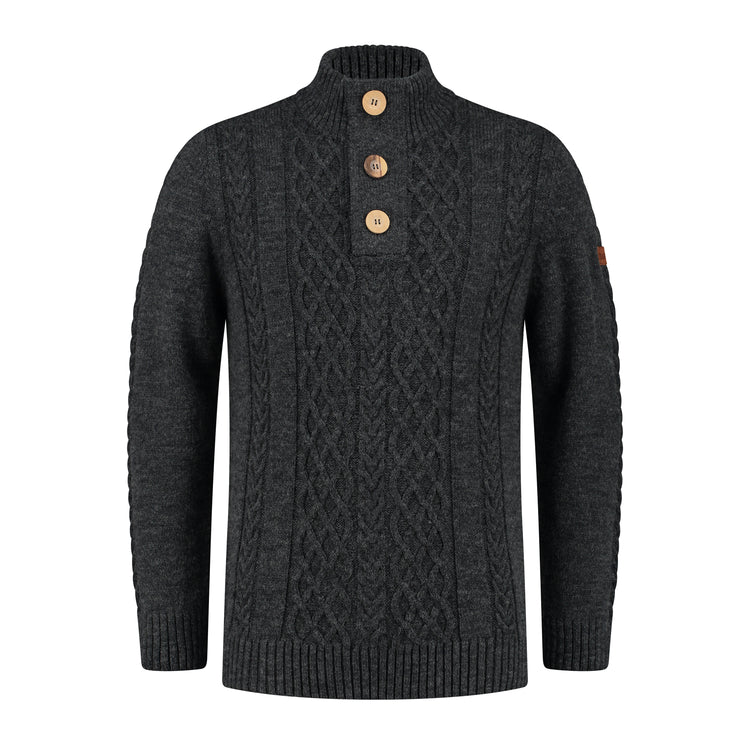 Falun - Jumper - Men - Dark Antracite F