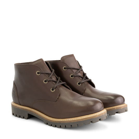 Tovgard - Leather lace-up shoes - Men - Dark Brown FRD