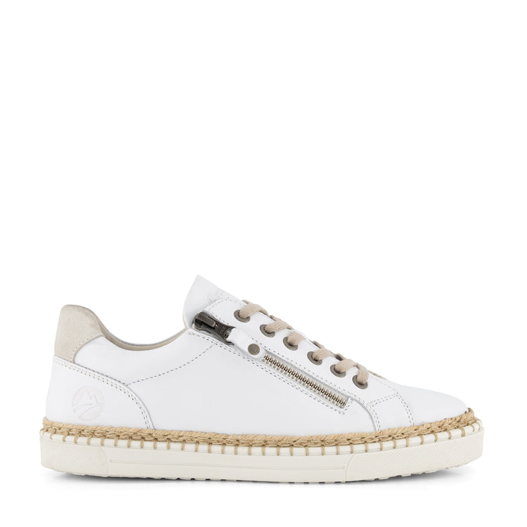 Arras - Leather sneakers - Lady - White R