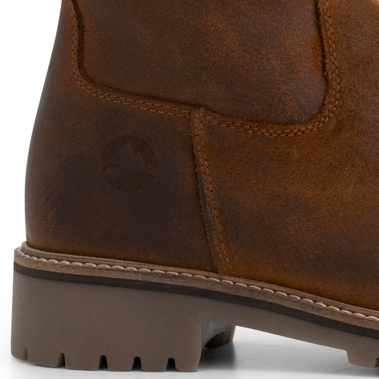 Daneborg - High wax suede boots - Lady - Cognac DFH