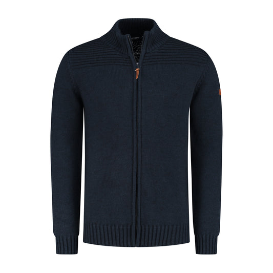 Raahe - Cardigan - Men - Navy F