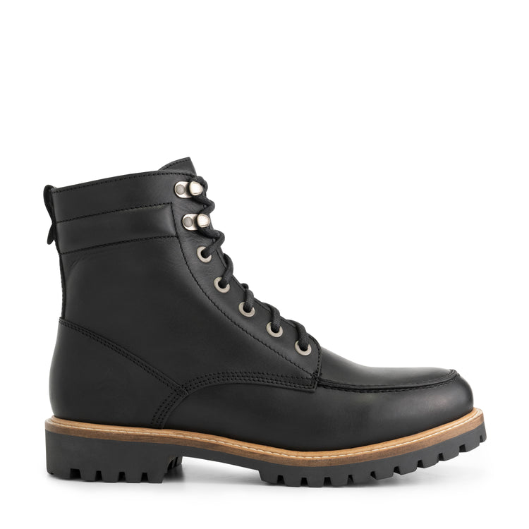 Rogaland - Leather lace-up boots - Men - Black R