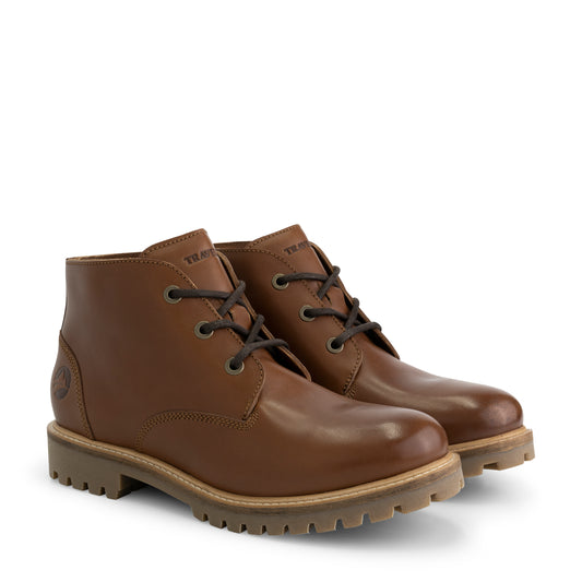 Tovgard - Leather lace-up shoes - Men - Cognac FRD