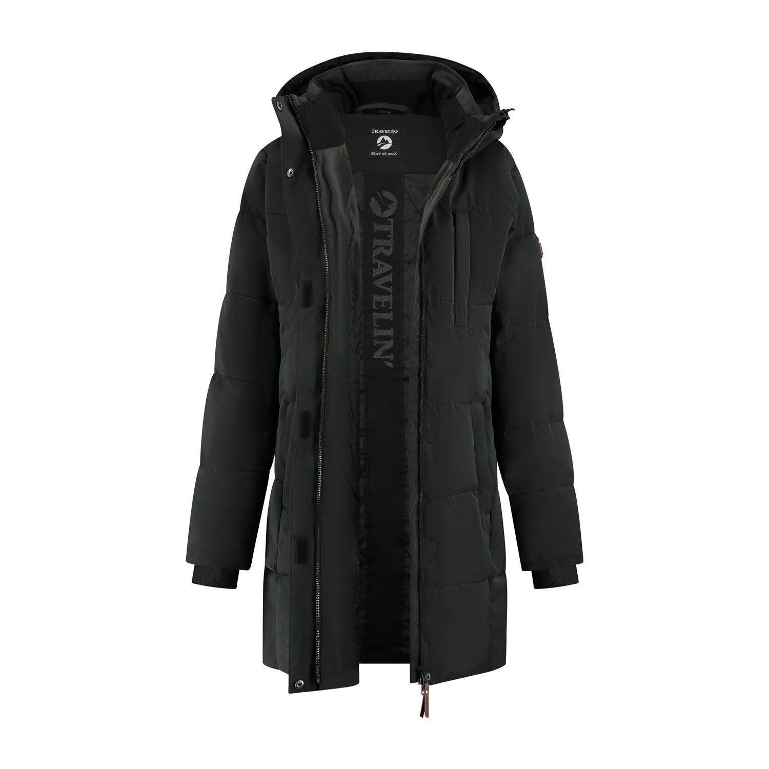 Rayna - Puffer jacket - Lady - Black CVO