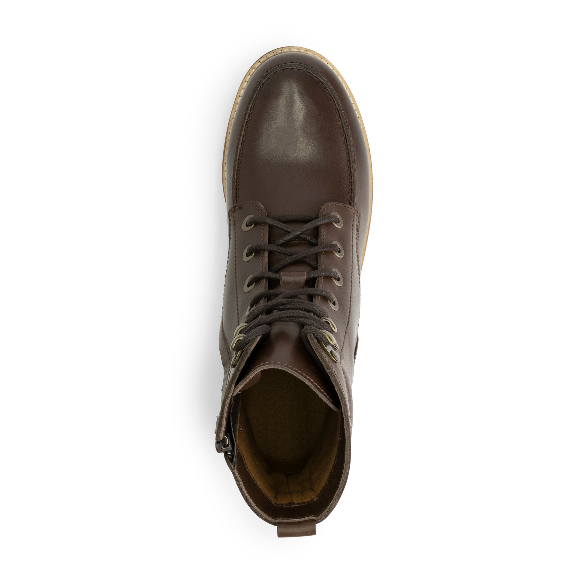 Rogaland - Leather lace-up boots - Men - Dark Brown UPS