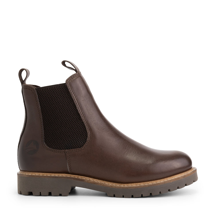 Rosseland - Wool-lined chelsea boots - Lady - Dark Brown R